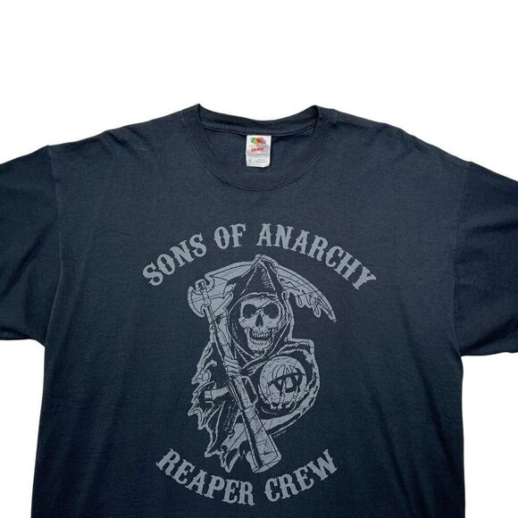 Sons Of Anarchy Reaper Crew Men's Size XL Black Graphic T-Shirt - Picture 3 of 8